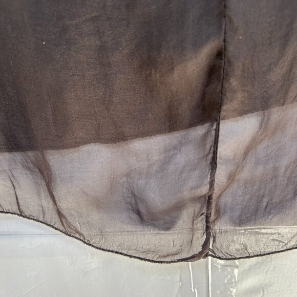 H Trend Sleeveless Ombre Silk Sequin Detail Top Blouse - Picture 5 of 8